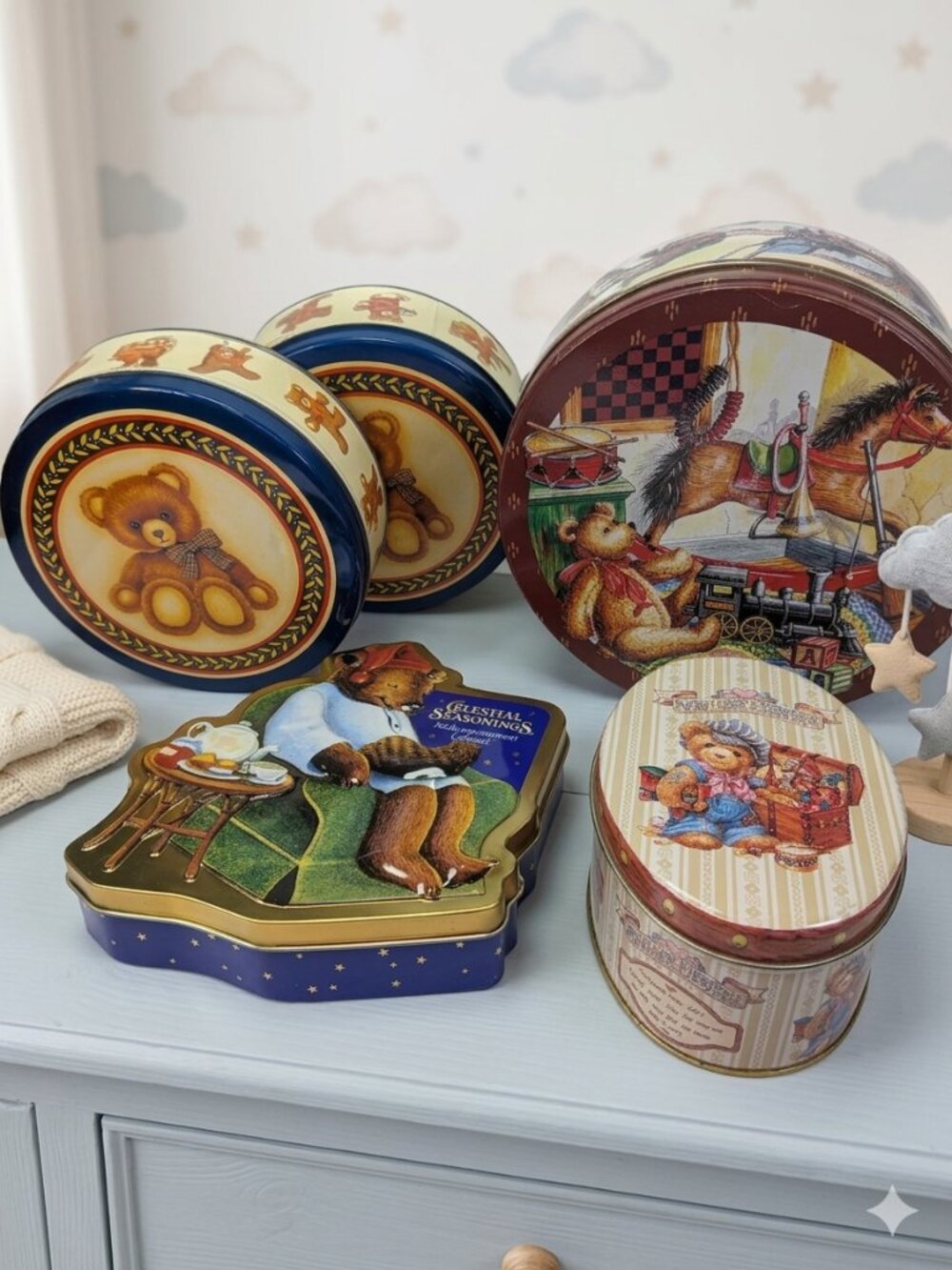 Childhood Memories Tom Sturgis Pretzels 14 oz Metal Tin Empty